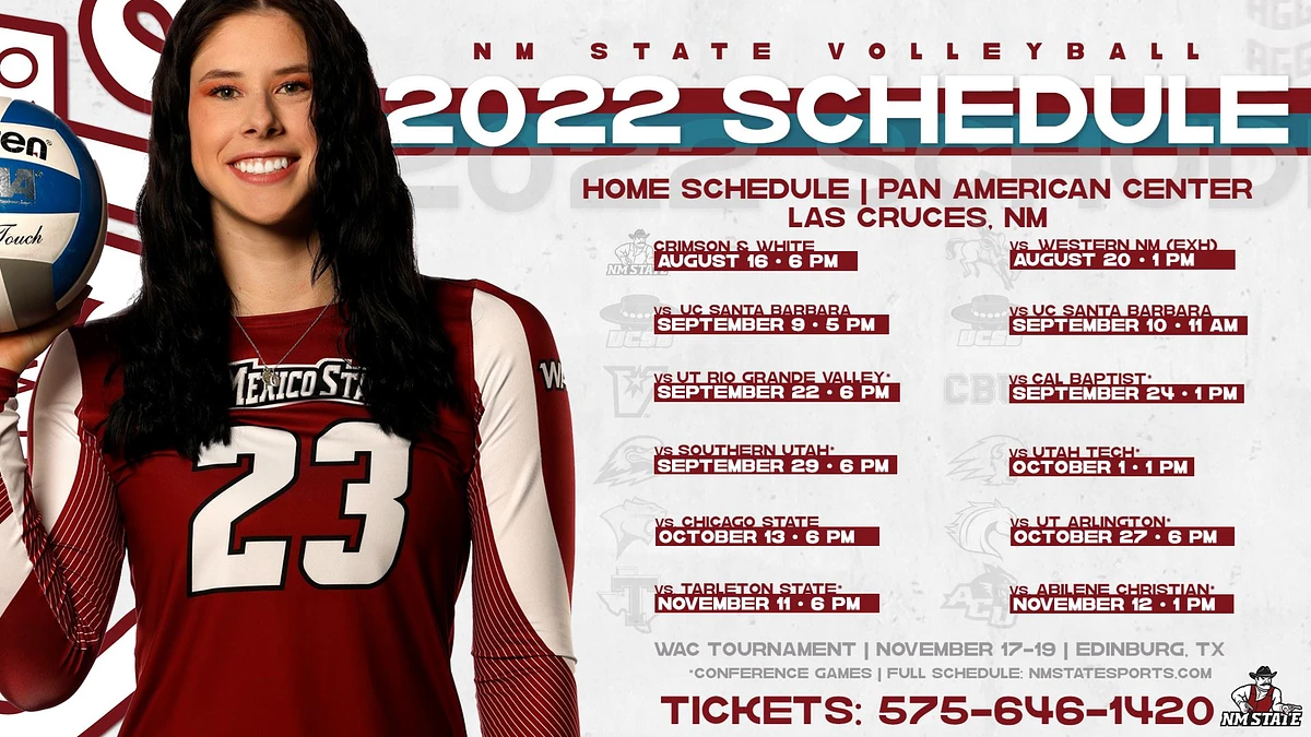 Photo of volleyball schedule